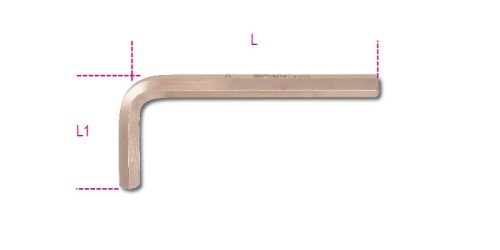 Beta 96BA 1,5 Hajlított hatlapú imbuszkulcs, szikramentes (000960760)