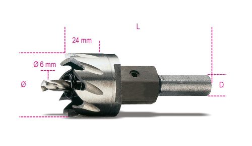 Beta 451 19 Koronafúró HSS, köszörült (004510019)