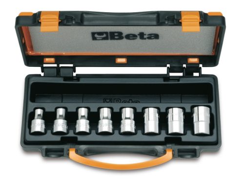 Beta 920FTX/C8 8 részes Dugókulcs szerszám készlet Torx®-csavarokhoz (920FTX cikk) kofferban (009200391)