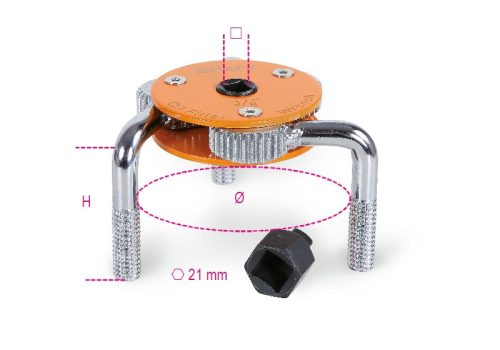 Beta 1493H 3-karú önbeálló olajszűrő leszedő, jobbos-balos (014930077)