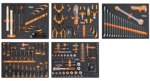 Beta BW 5945/2023 C45-höz való 268 darabos szerszámkészlet habszivacs tálcában, Univerzális alkalmazásra (059456301)
