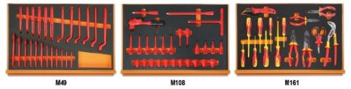 Beta 5988 CHB-MQ 66 szerszámból álló készlet EVA habszivacs tálcában elektrotechnikai karbantartáshoz (059880400)