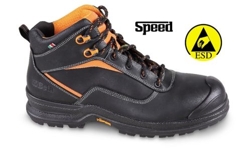 Beta 7291NA full-grain bőr bokacipő, mérsékelten vízálló poliuretán orrvédő erősítéssel és VIBRAM® PU/TPU talppal ESD 36 (072910336)