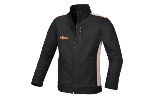 Beta 9500TL Softshell, 100% poliészter szövet 320 g, háromrétegű mikroszálas külső, középső vízhatlan és szellőző membrán, polár belső. S (095000051)