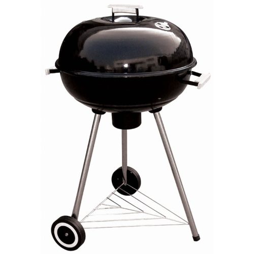 BORMANN ELITE FASZÉN GRILL, ÁTMÉRŐ 57 cm, hamugyűjtővel, kerekekkel és polccal (BBQ1160)