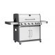 BORMANN ELITE 6+1 égős GÁZGRILL LUXURY TYPE, öntöttvas grillrács (BBQ5200)