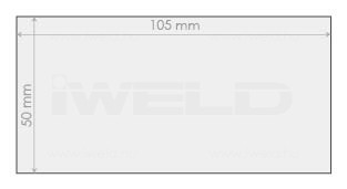 IWELD Védőüveg 50x105mm (C10000019)