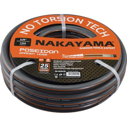 NAKAYAMA PRO LOCSOLÓTÖMLŐ "POSEIDON" 5 RÉTEGŰ 1/2''X50m (GH1250)