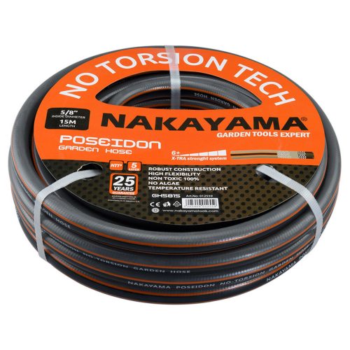 NAKAYAMA PRO LOCSOLÓTÖMLŐ "POSEIDON" 5 RÉTEGŰ 5/8''X15m (GH5815)