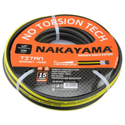 NAKAYAMA LOCSOLÓTÖMLŐ "TITAN" 3 RÉTEGŰ 1/2''X15m (GH6100)