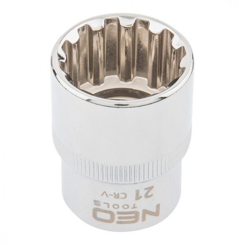 NEO Dugókulcs 21mm, 1/2", SPLINE (08-593)