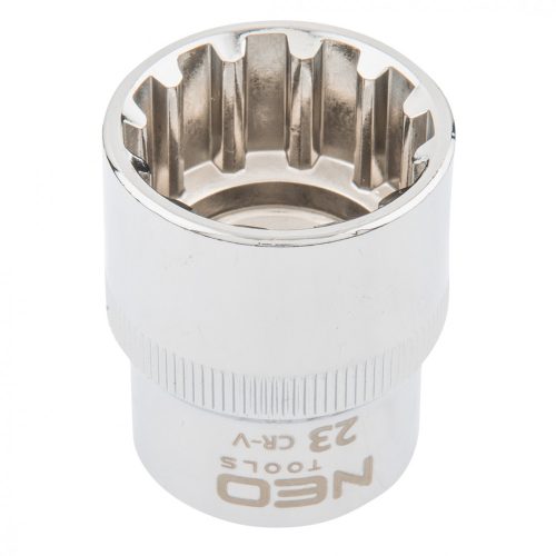 NEO Dugókulcs 23mm, 1/2", SPLINE (08-595)