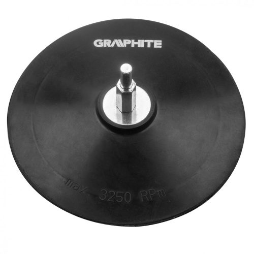 GRAPHITE Rugalmas csiszolótányér 125mm, fix (55H823)