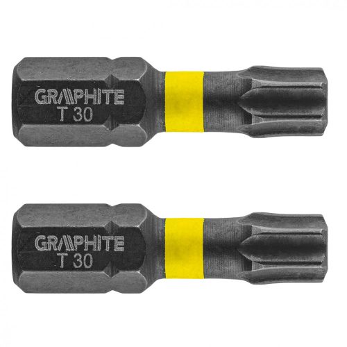 GRAPHITE Torziós ütvecsavarozó bit TX30x25mm, 2db. (56H516)