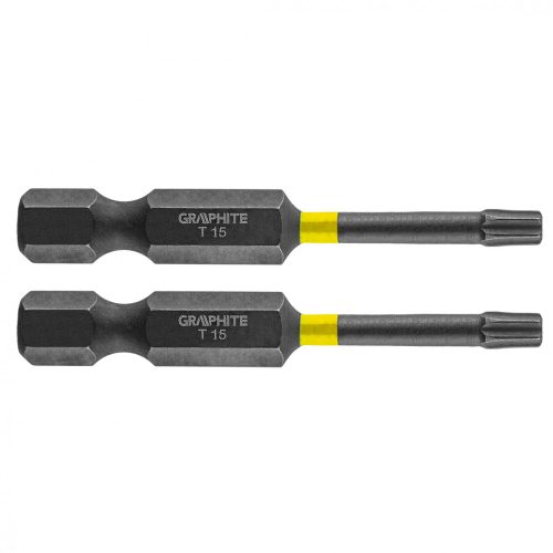 GRAPHITE Torziós ütvecsavarozó bit TX15x50mm, 2db. (56H524)