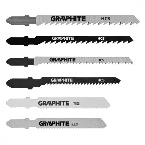 GRAPHITE DEKOPÍRFŰRÉSZLAP KÉSZLET 6db,BOSCH (57H754)