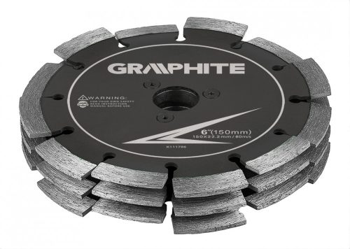 GRAPHITE VÁGÓKORONG FALHORONYMARÓHOZ, 3 TÁRCSÁS, 150MM 59G371-HEZ (K111786)