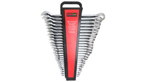 KROFtools csillag-villáskulcs készlet, 25 részes 6-32 mm (1200025)