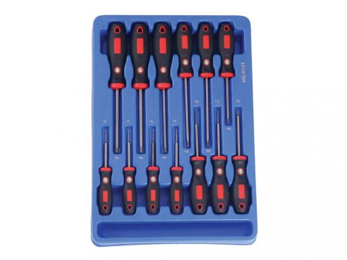 Genius Tools csavarhúzó készlet, t-torx (külső), 13 darabos (MS-013T)