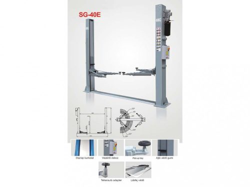 HAWK csápos autó emelő, 4t (SG-40E)