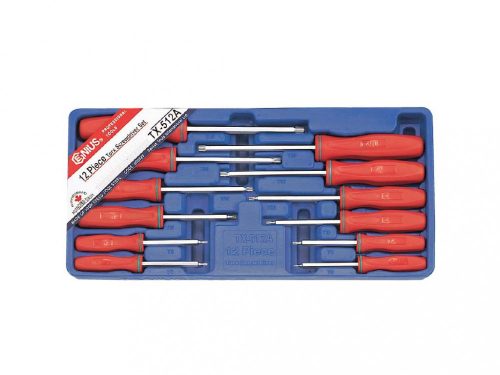 Genius Tools csavarhúzó készlet, T-torx (külső), 12 darabos (TX-512)