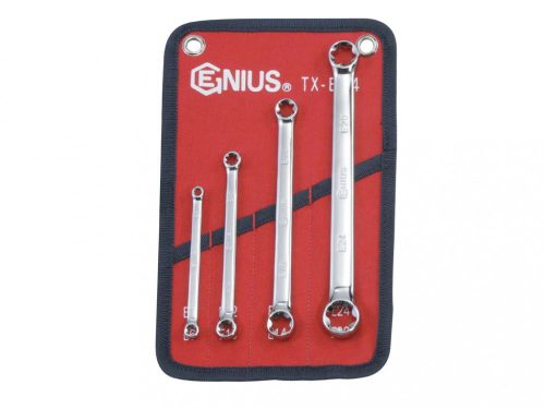 Genius Tools Csillagkulcs készlet, E-torx (belső), 4 darabos (TX-E04)