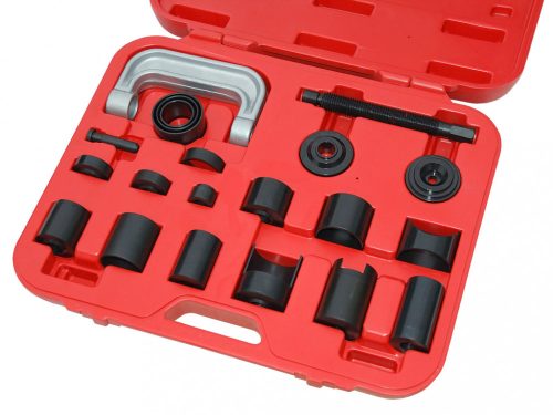 Winmax Tools szilent, gömbfej, és trapéz gömbcsukló ki-beszerelő készlet, 21 darabos (WT04011)