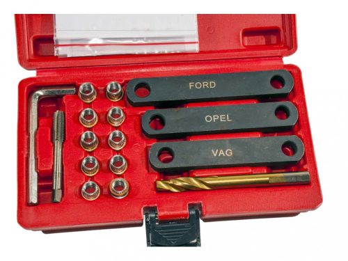 Winmax Tools Féknyereg menetjavító készlet, (VAG, GM, Ford), M9x1.25mm, 16 darabos (WT04B4022)