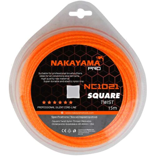 NAKAYAMA PRO NYLON FŰKASZA DAMIL  2,0mm-15m (NC1020)