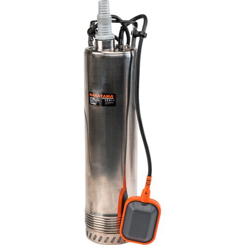 NAKAYAMA PRO Rozsdamentes INOX búvárszivattyú 1200W, 54m, 5500L/óra (NP1185)