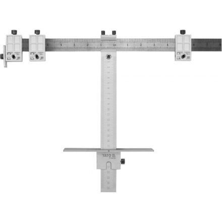 YATO Állítható fúrósablon 250 mm Alumínium (YT-44130)