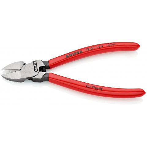 KNIPEX Oldalcsípő műanyaghoz 160 mm (72 01 160)